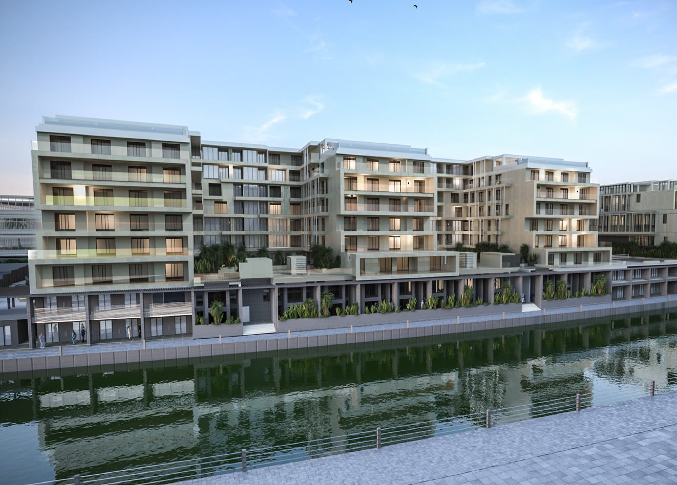 Al Raha Lofts 1 by Reportage, Al Raha Beach. Render supplied by developer.
