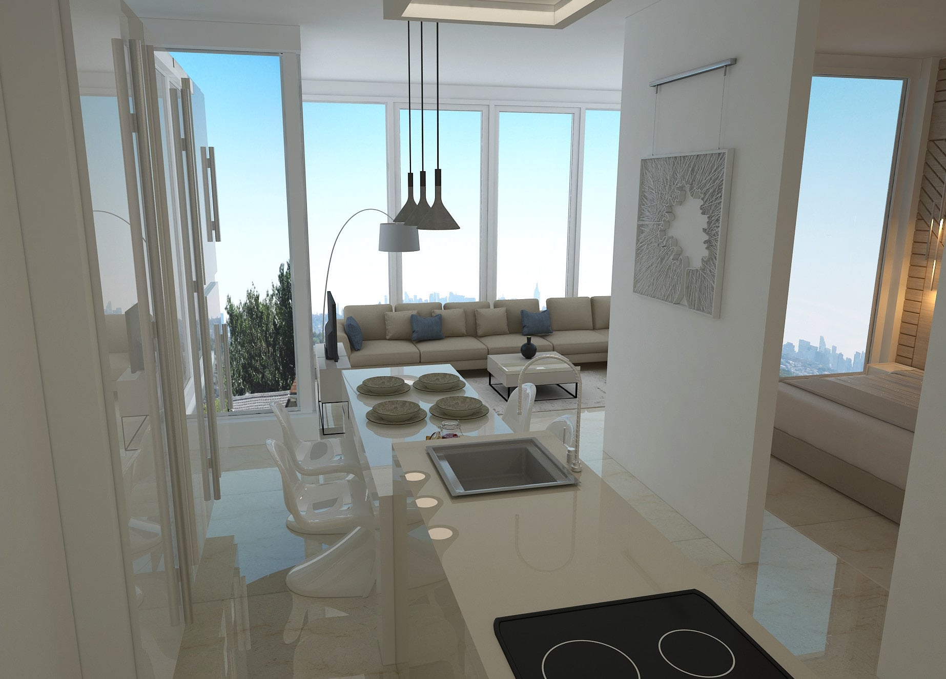 Al Raha Lofts 1 by Reportage, image 2 of 5. Render supplied by developer.