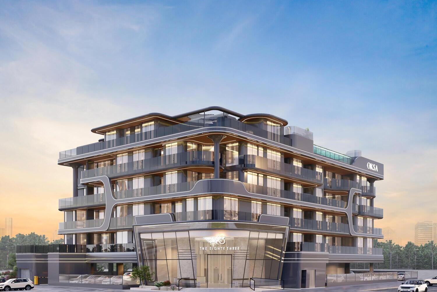 The Eighty Three by OKSA Developer, image 1 of 19. Render supplied by developer.