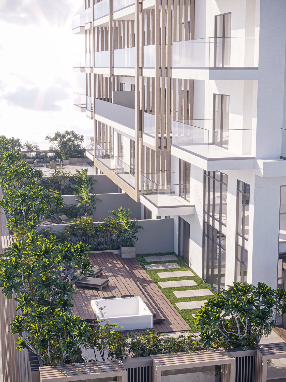 Q Gardens Loft 2 by AYS Developers, image 1 of 15. Render supplied by developer.