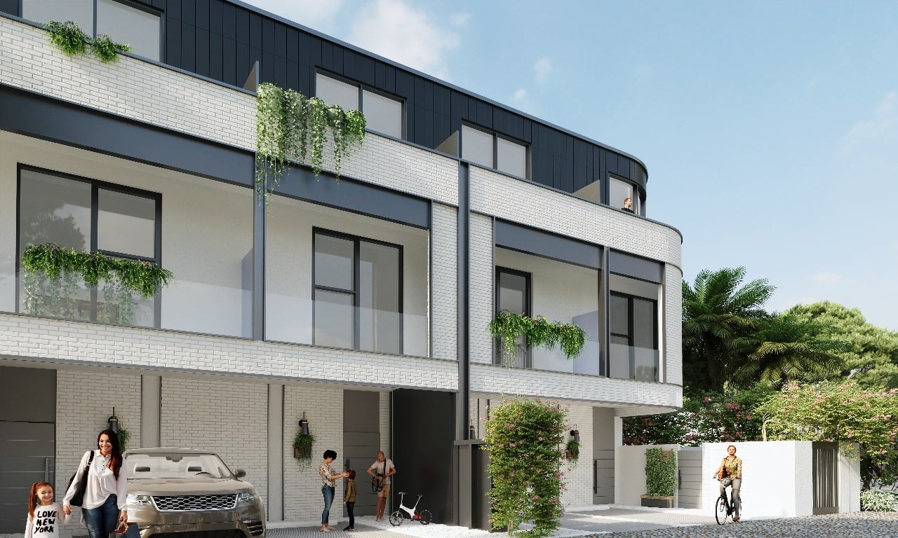 Taormina Village by Reportage, image 2 of 13. Render supplied by developer.