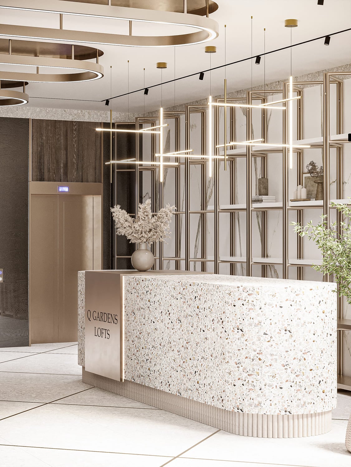 Q Gardens Loft 2 by AYS Developers, image 15 of 15. Render supplied by developer.