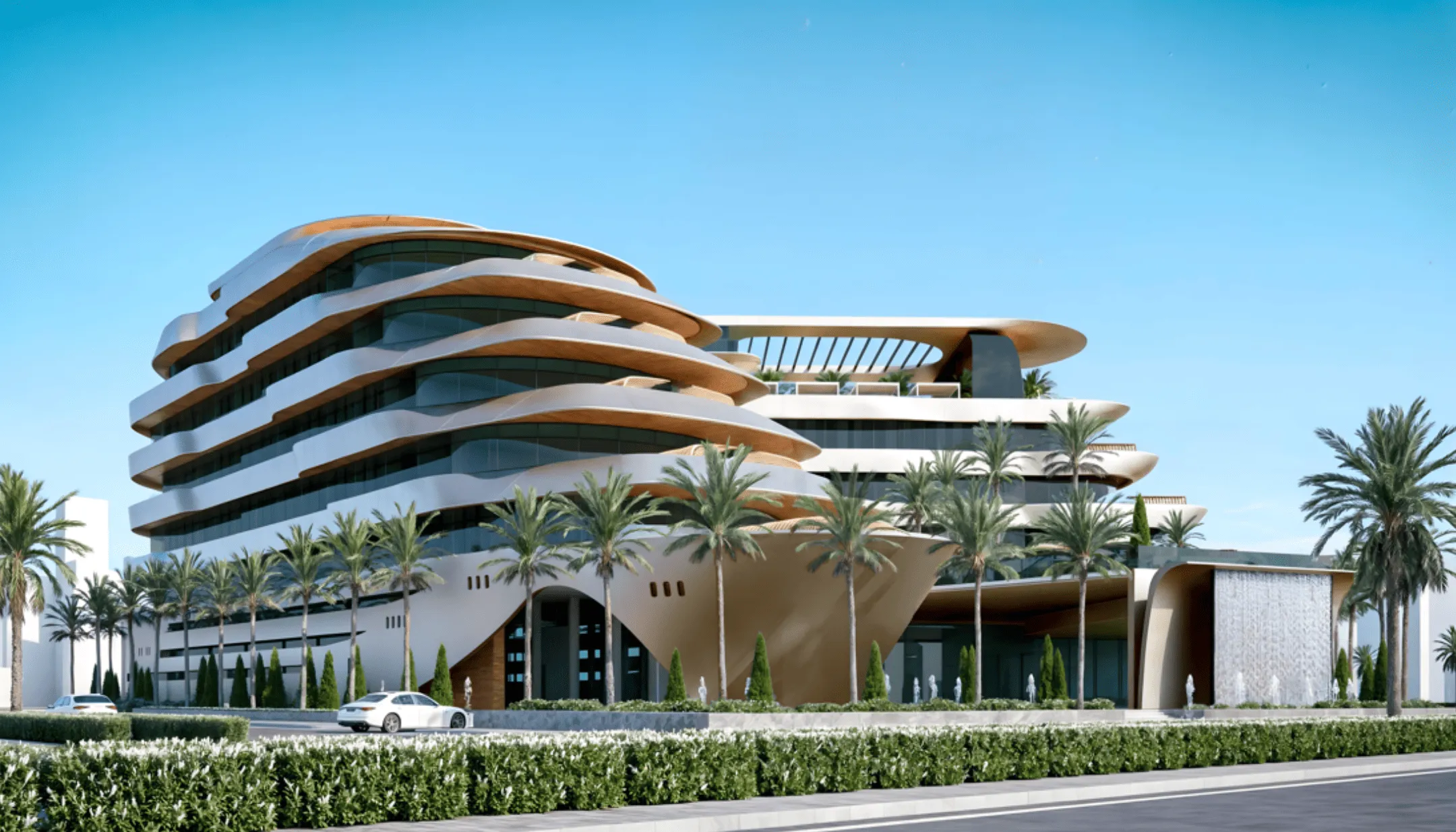 Regent Yacht by Palladium Prime Real Estate Development, Dubai Internet City. Render supplied by developer.