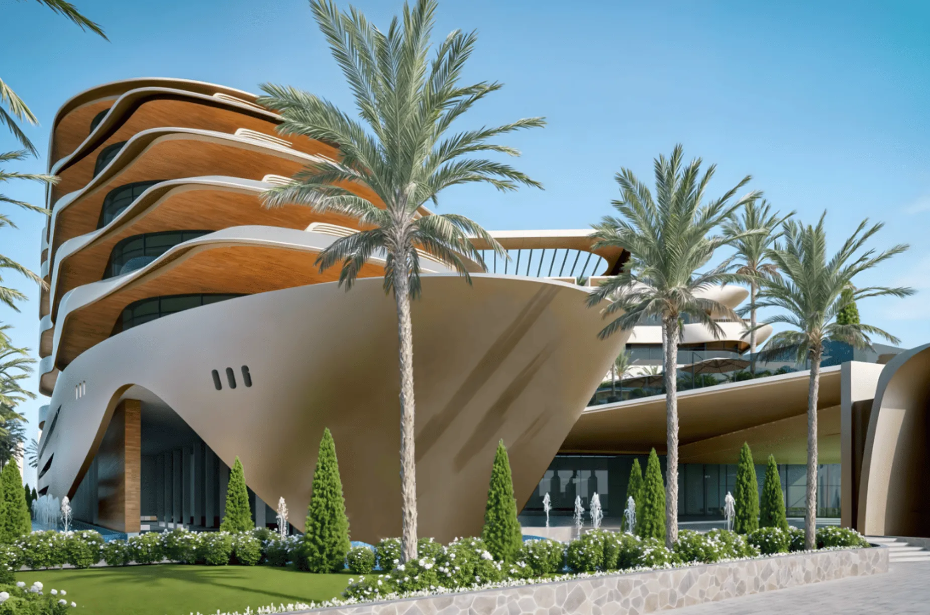 Regent Yacht by Palladium Prime Real Estate Development, image 1 of 20. Render supplied by developer.
