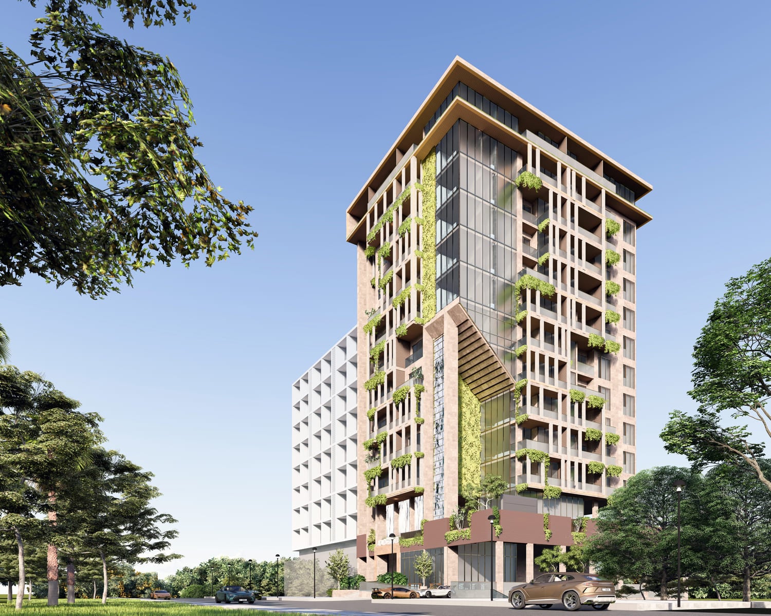 Amazonia Residence by Palladium Prime Real Estate Development, Al Jaddaf Waterfront. Render supplied by developer.