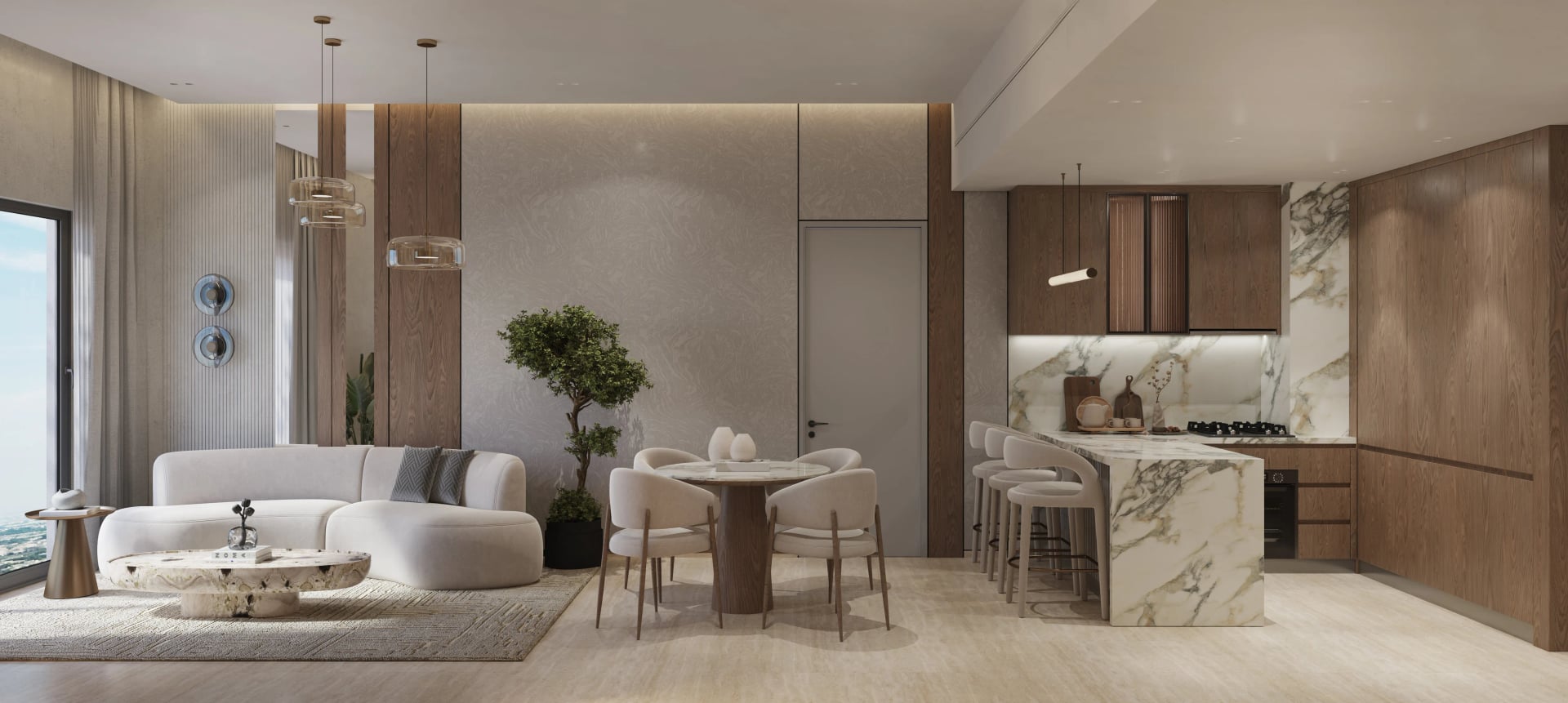 Mayfair Meridian by Seven Mayfair Real Estate Developments, image 9 of 15. Render supplied by developer.