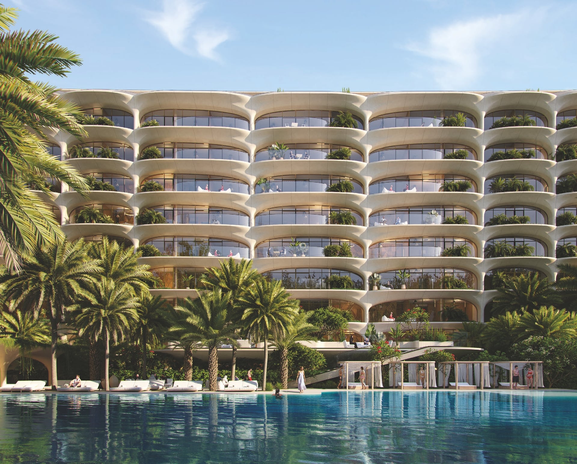 Ellington Ocean House, image 1 of 7. Render supplied by developer.