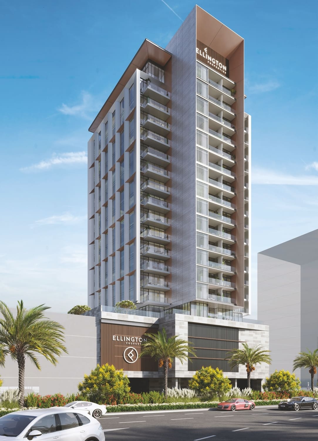 The Quayside by Ellington, Business Bay. Render supplied by developer.