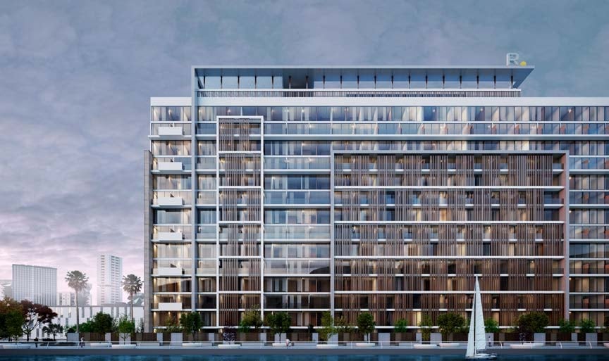 Perla 1 at the Bay by Reportage, image 1 of 15. Render supplied by developer.