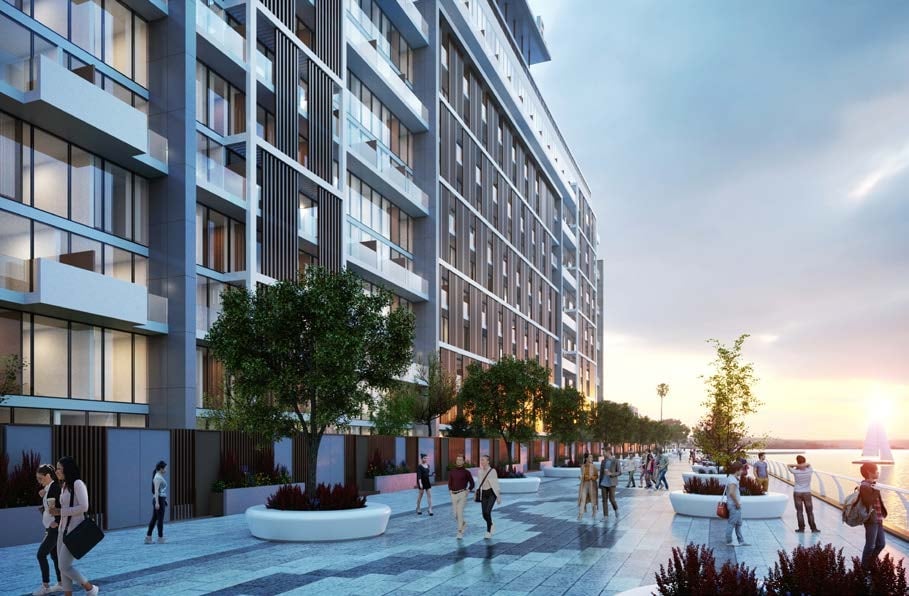 Perla 1 at the Bay by Reportage, image 5 of 15. Render supplied by developer.