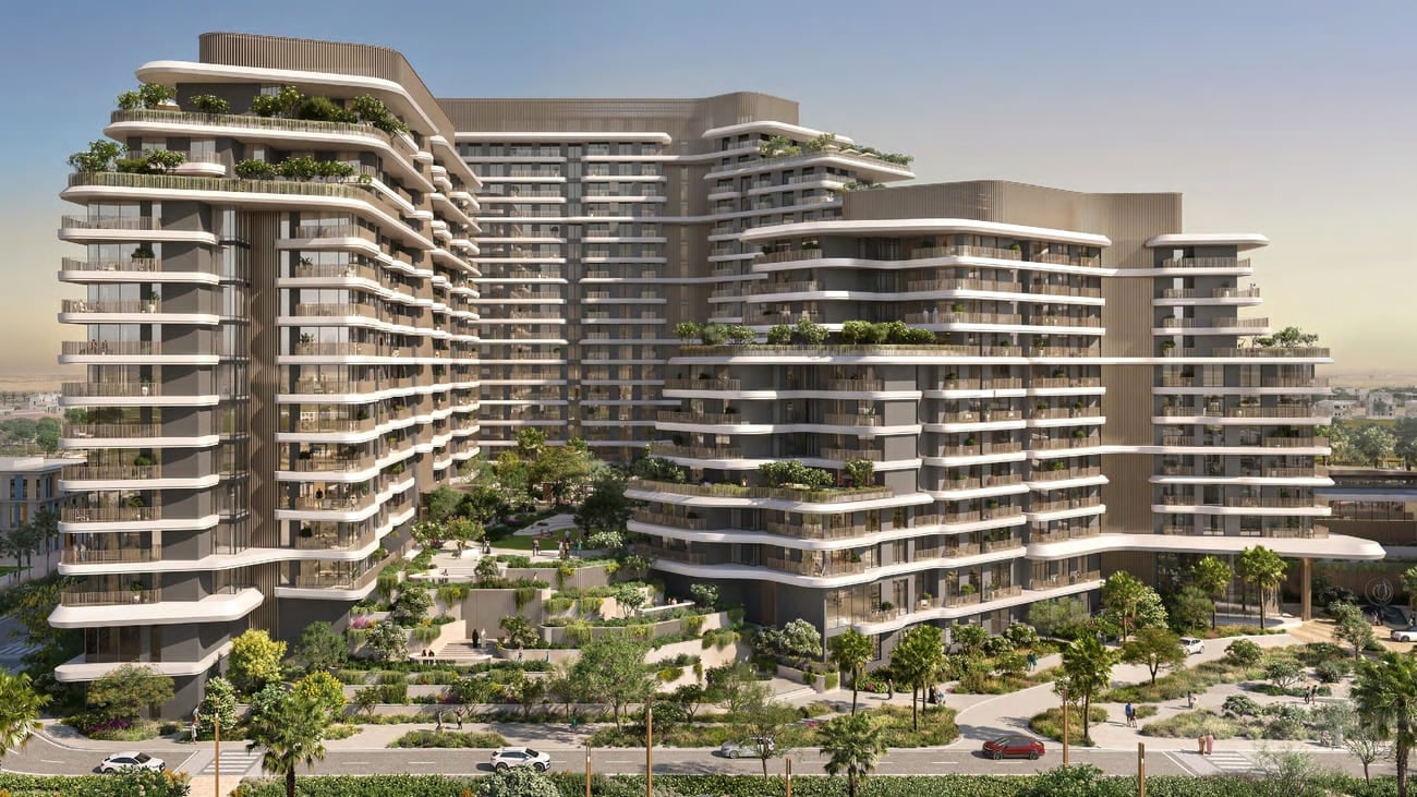 Verdes by Haven by Aldar, Wadi al safa 5. Render supplied by developer.