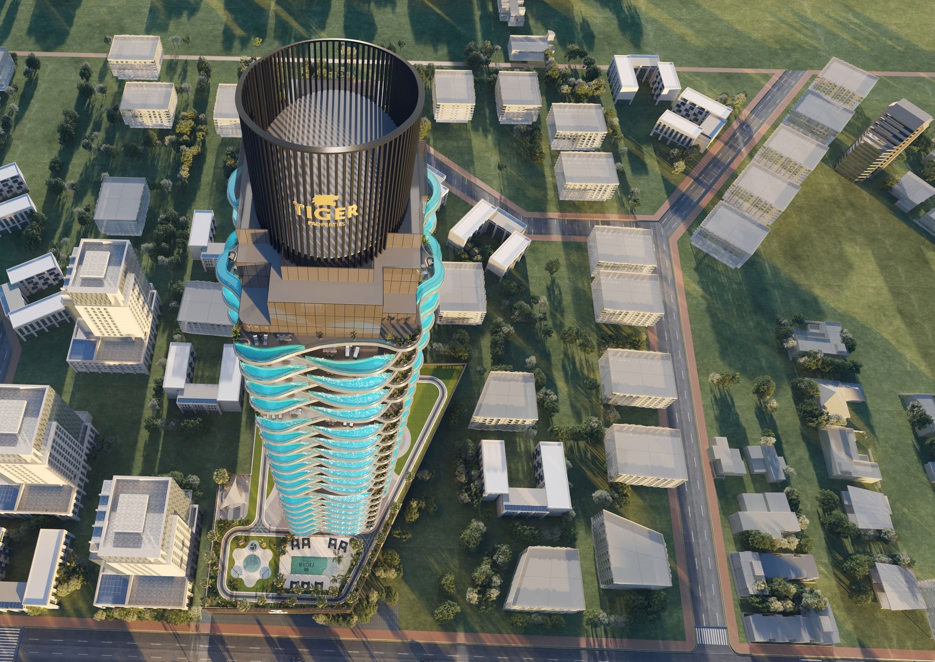Volga Tower by Tiger, image 1 of 21. Render supplied by developer.