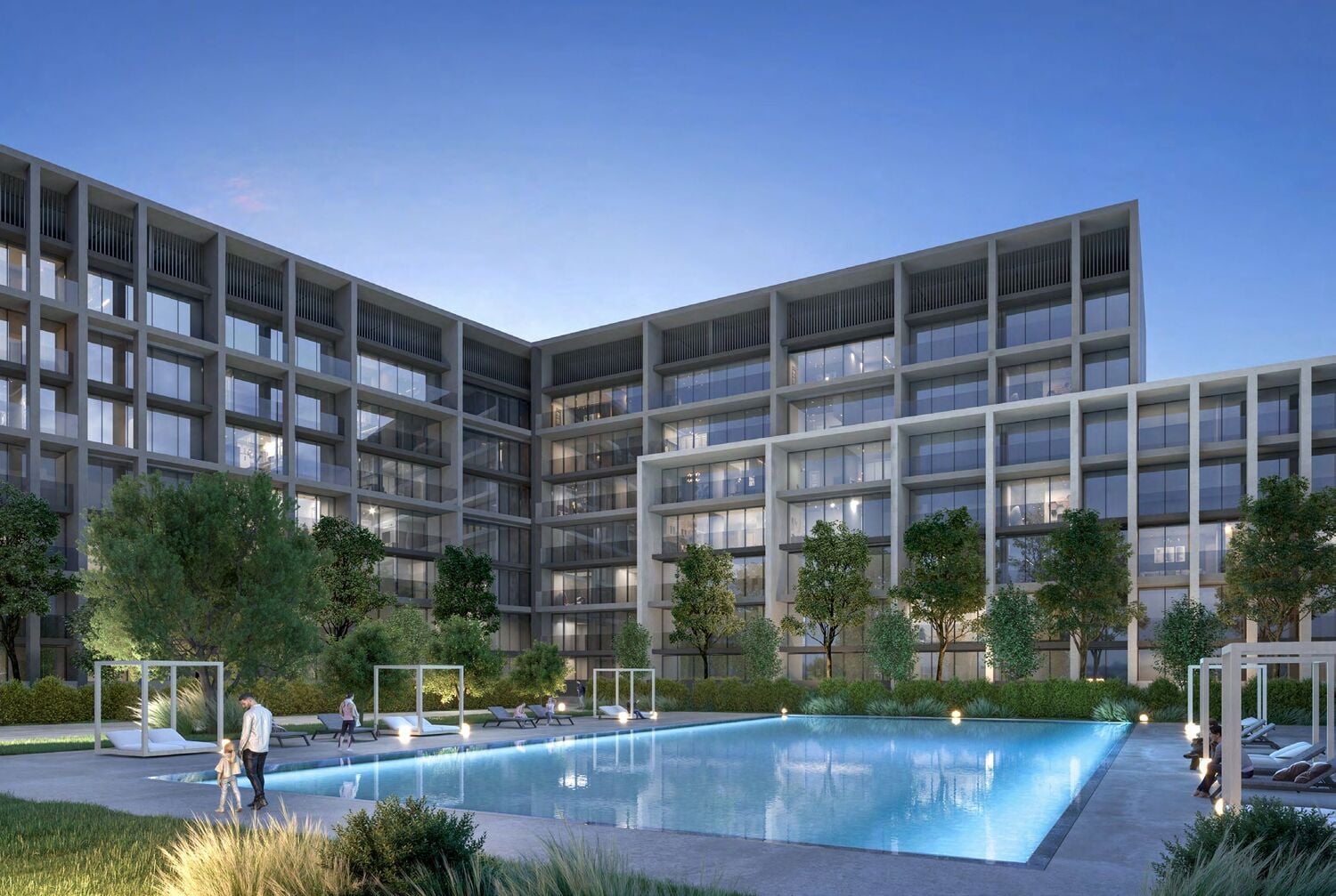 Safa Parkview by ARADA, Muwaileh Commercial. Render supplied by developer.
