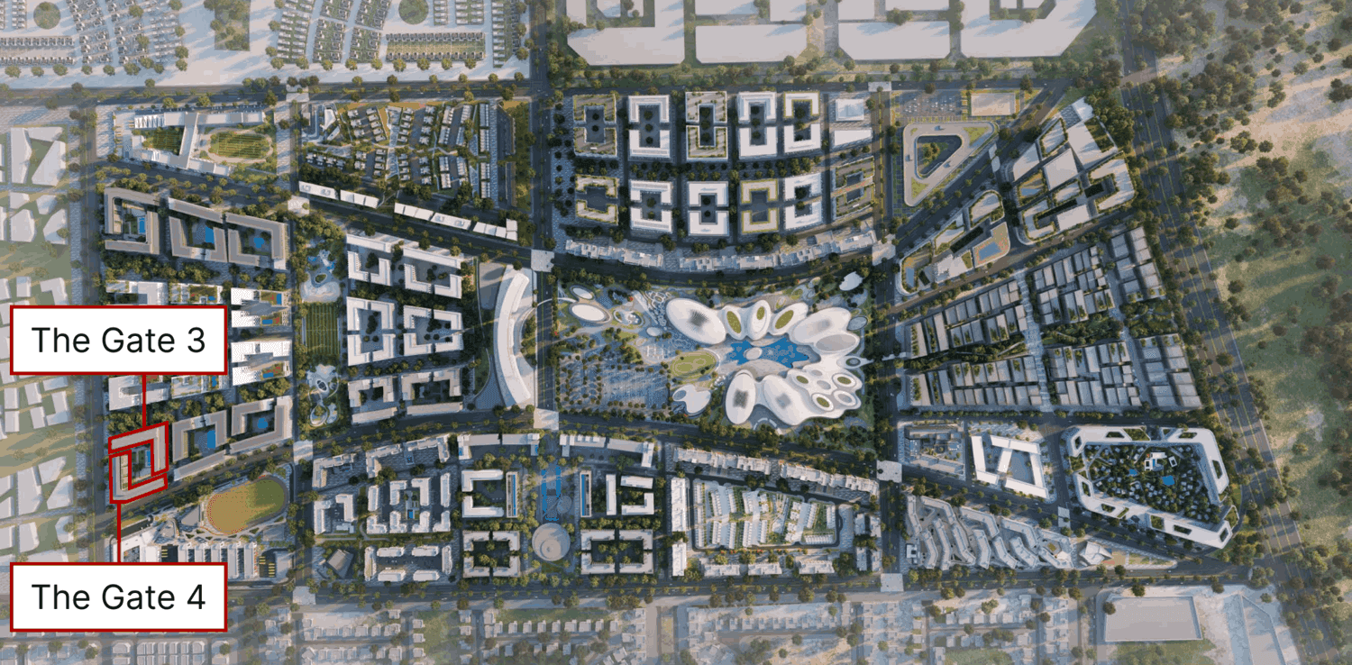 The Gate 3 and 4 by ARADA, image 6 of 6. Render supplied by developer.
