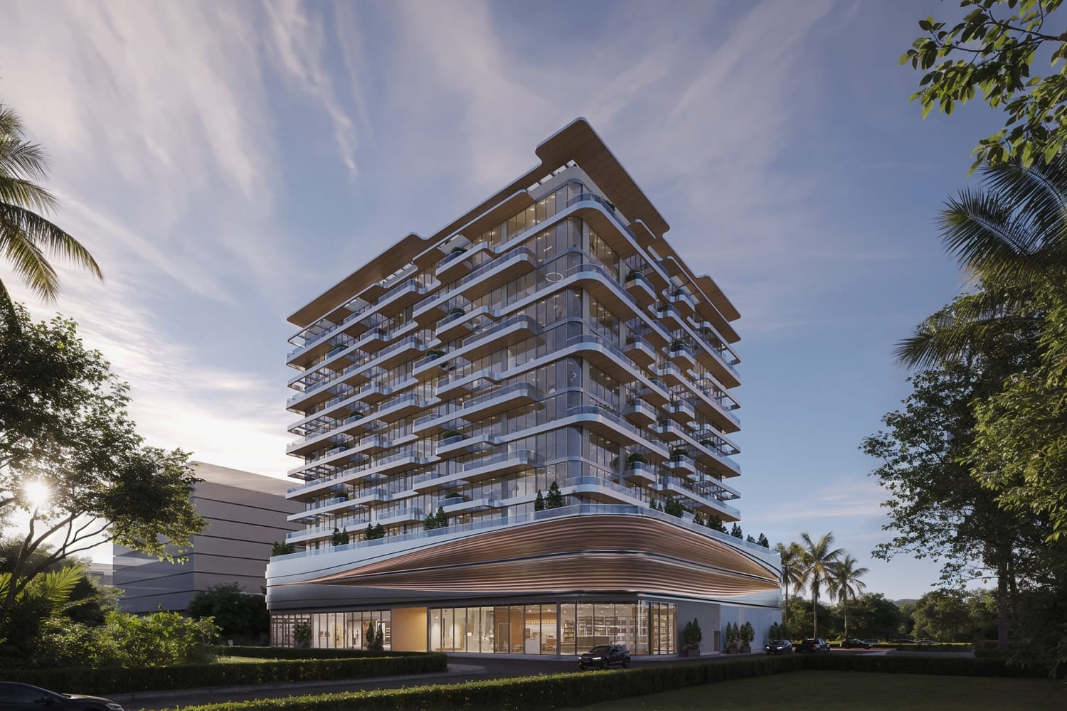 Seaside by Prestige One by Prestige One, Dubai Islands. Render supplied by developer.