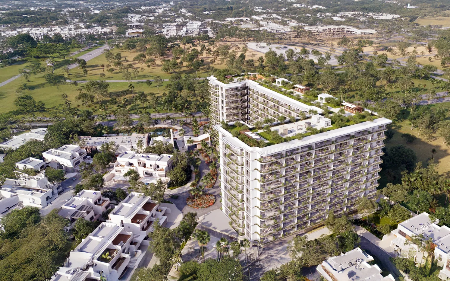 California Residences by Infracorp, image 1 of 10. Render supplied by developer.