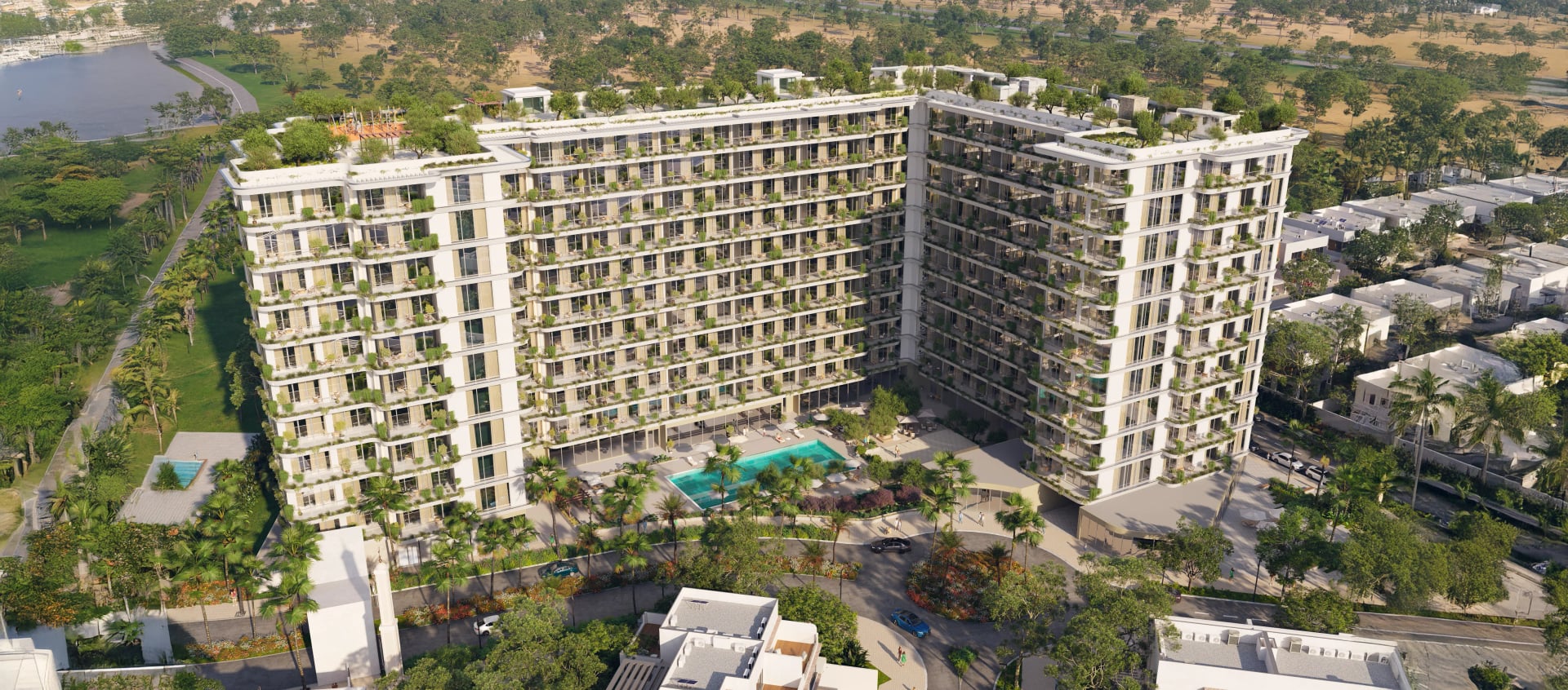 California Residences by Infracorp, image 3 of 10. Render supplied by developer.