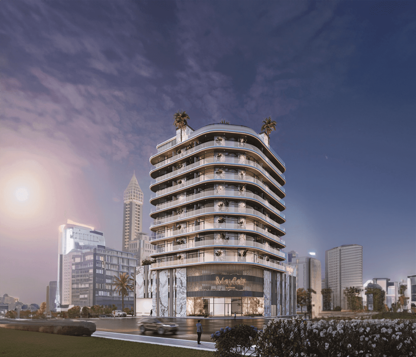 Mayfair Gardens by Majid Developments, image 2 of 6. Render supplied by developer.
