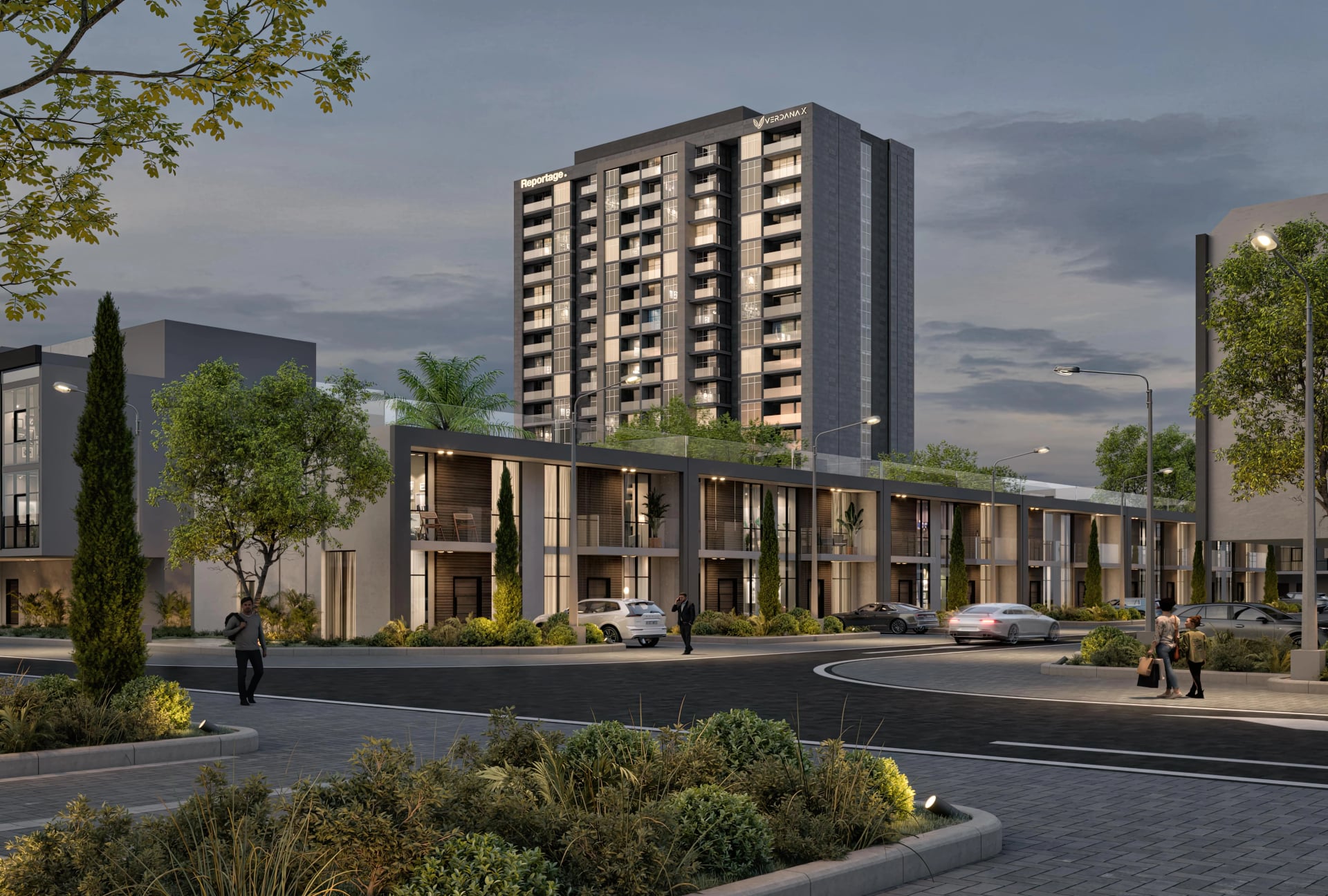 Verdana X by Reportage, image 1 of 14. Render supplied by developer.