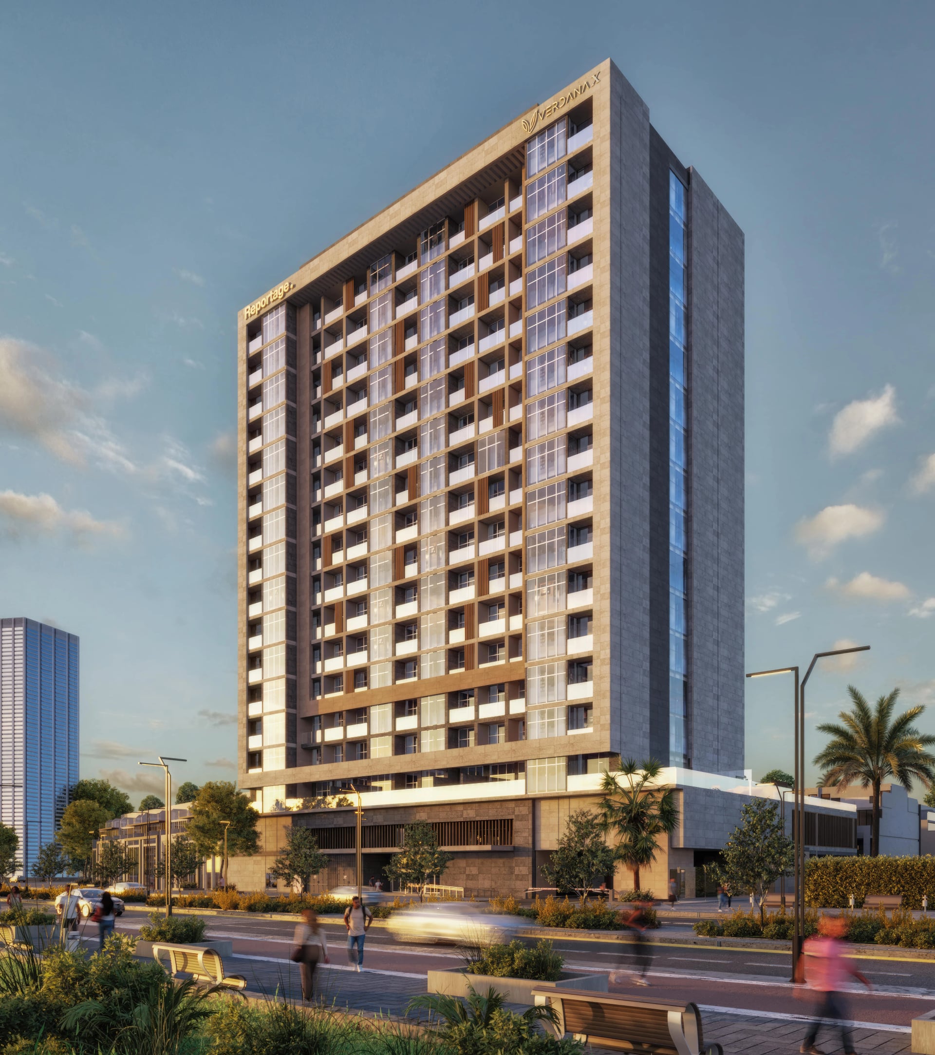 Verdana X by Reportage, image 7 of 14. Render supplied by developer.