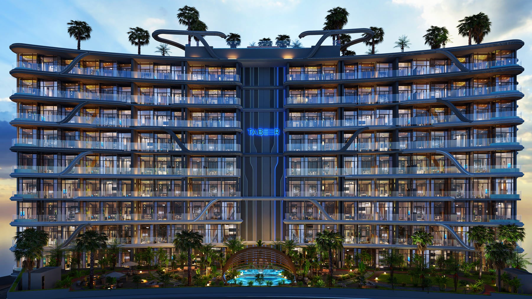 48 Parkside by Tabeer, Al Barsha South 3. Render supplied by developer.