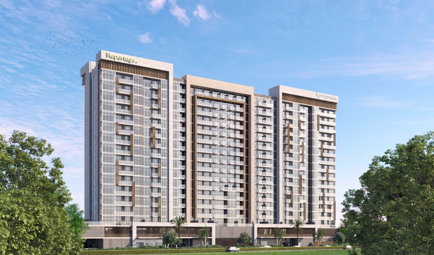 Verdana Empire by Reportage, image 2 of 11. Render supplied by developer.