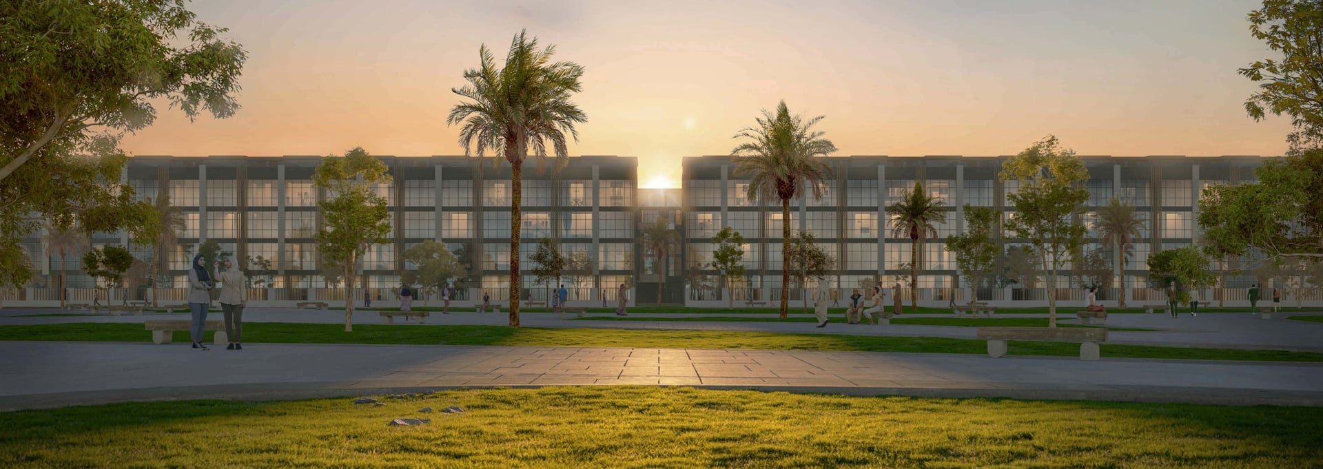Reportage Village Khalifa City, image 5 of 10. Render supplied by developer.