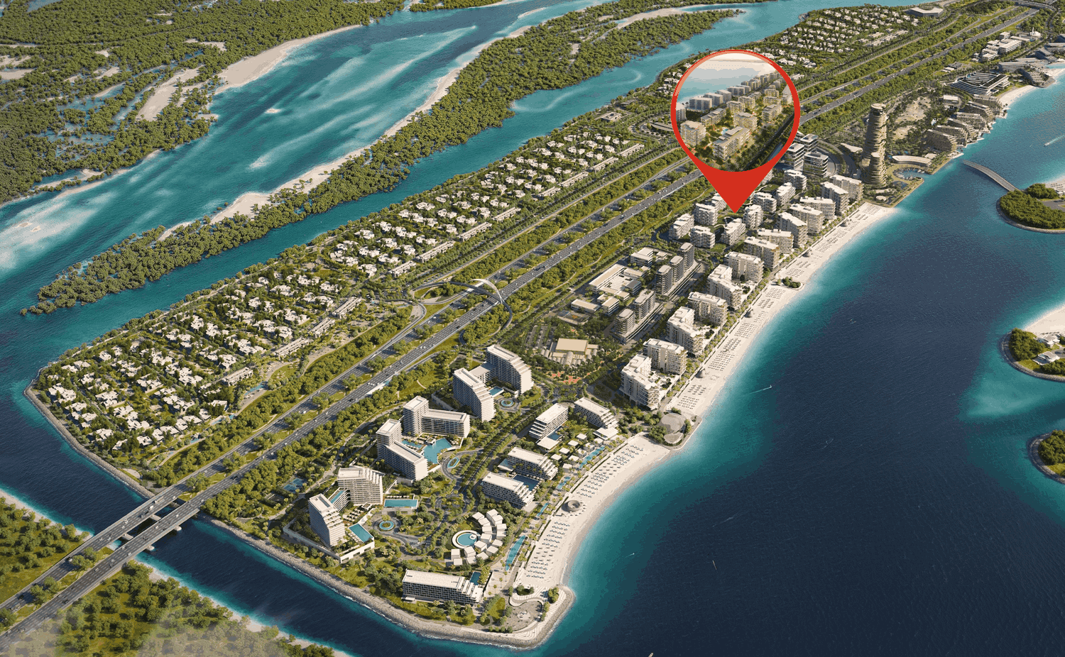 The Beach House Fahid by Aldar, image 9 of 11. Render supplied by developer.