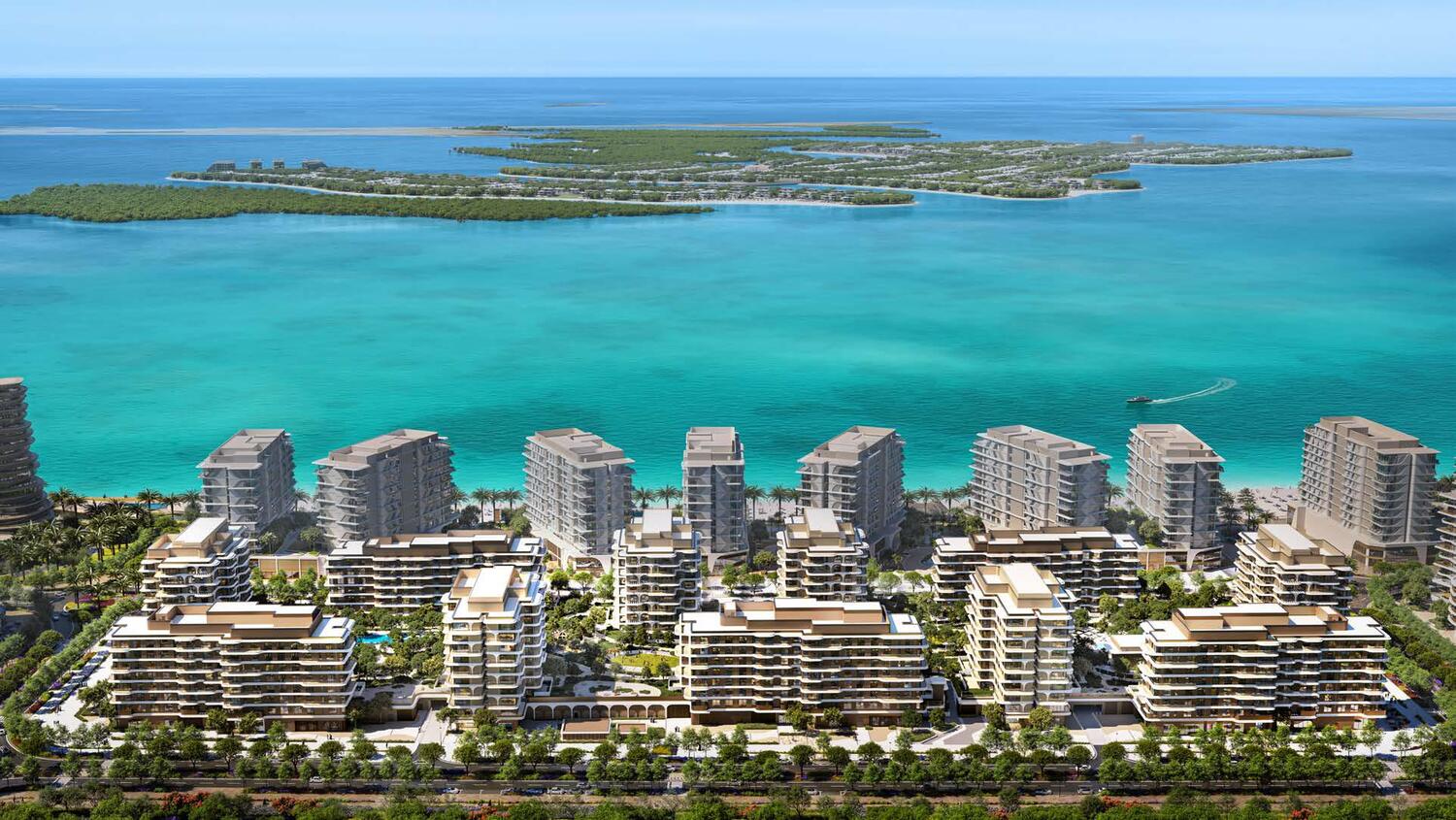 The Beach House Fahid by Aldar, image 4 of 11. Render supplied by developer.