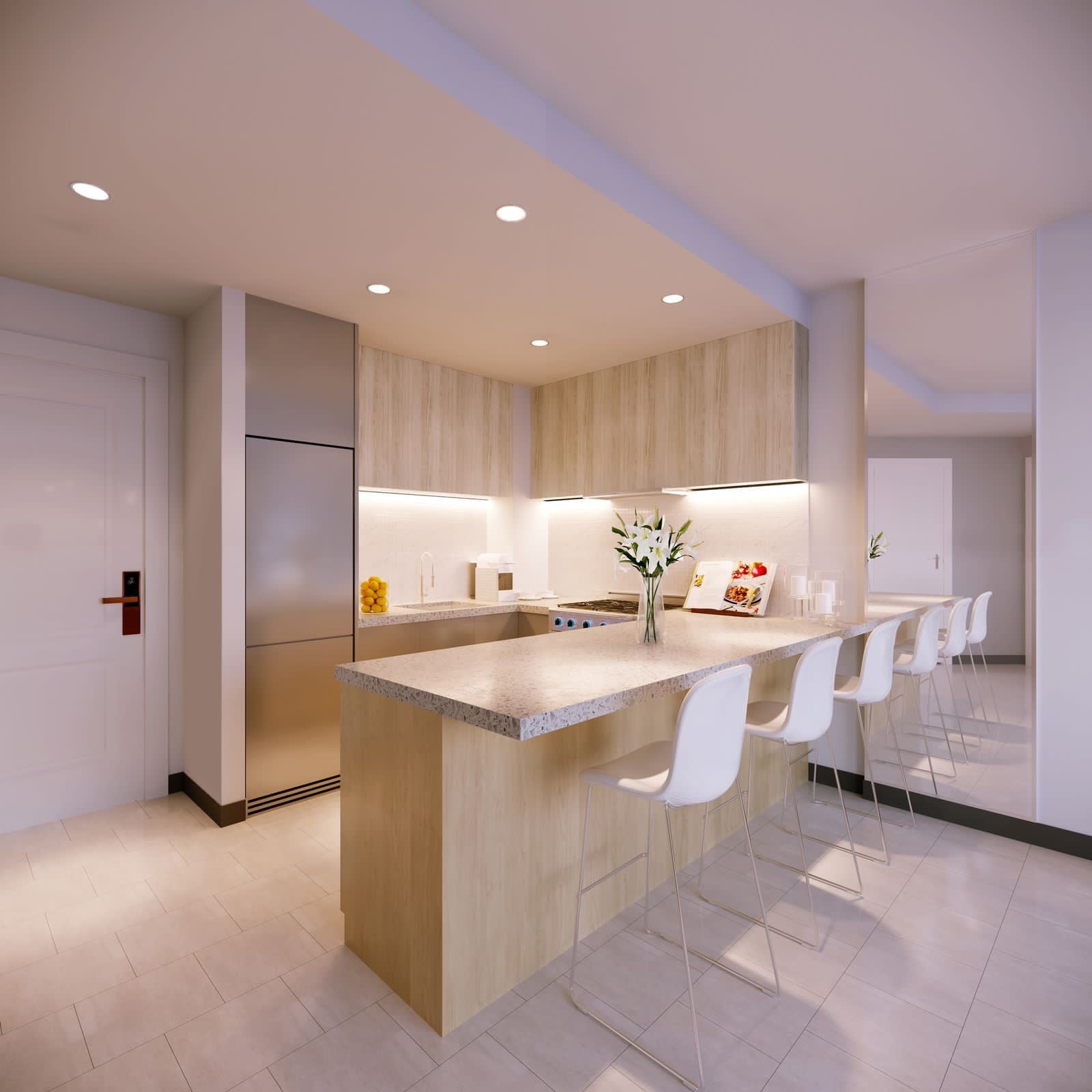 Beach Oasis 1 and 2 by Azizi, image 6 of 12. Render supplied by developer.