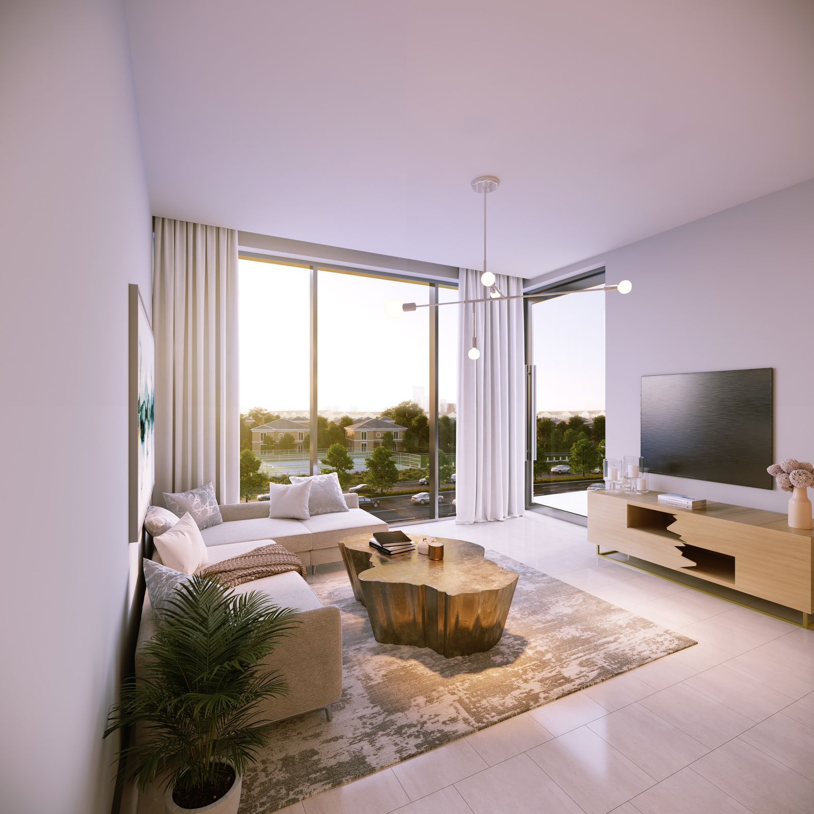 Beach Oasis 1 and 2 by Azizi, image 8 of 12. Render supplied by developer.