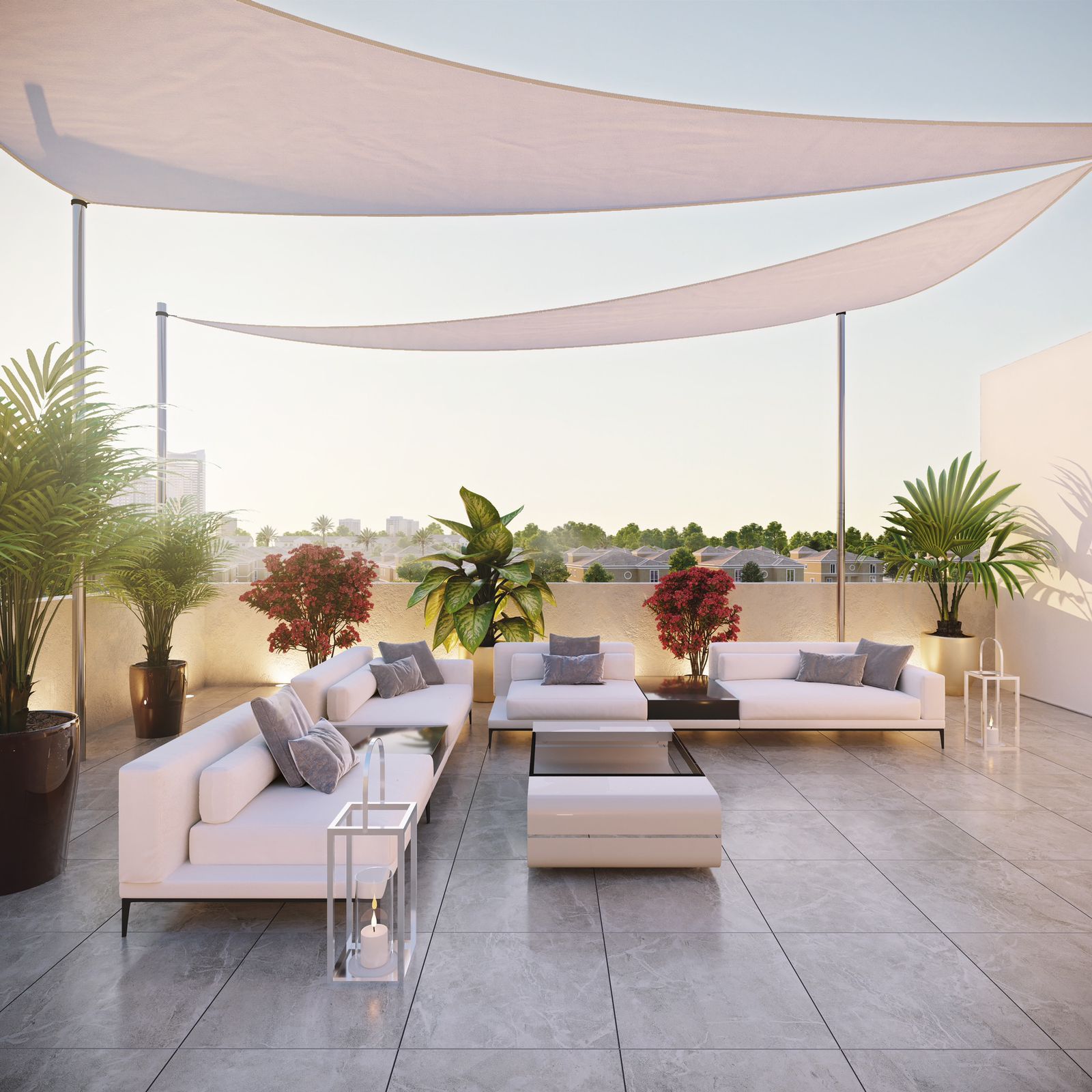 Beach Oasis 1 and 2 by Azizi, image 9 of 12. Render supplied by developer.