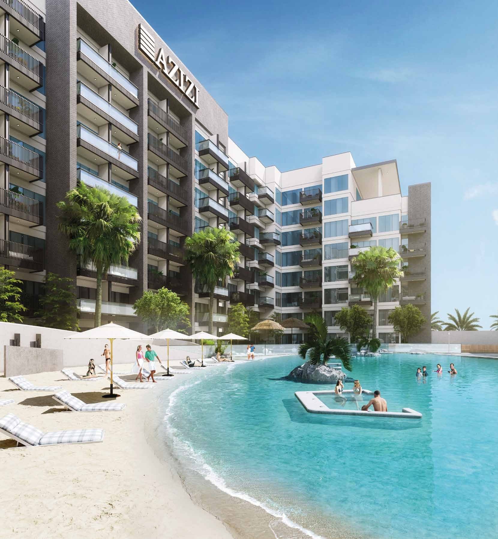 Beach Oasis 1 and 2 by Azizi, image 4 of 12. Render supplied by developer.