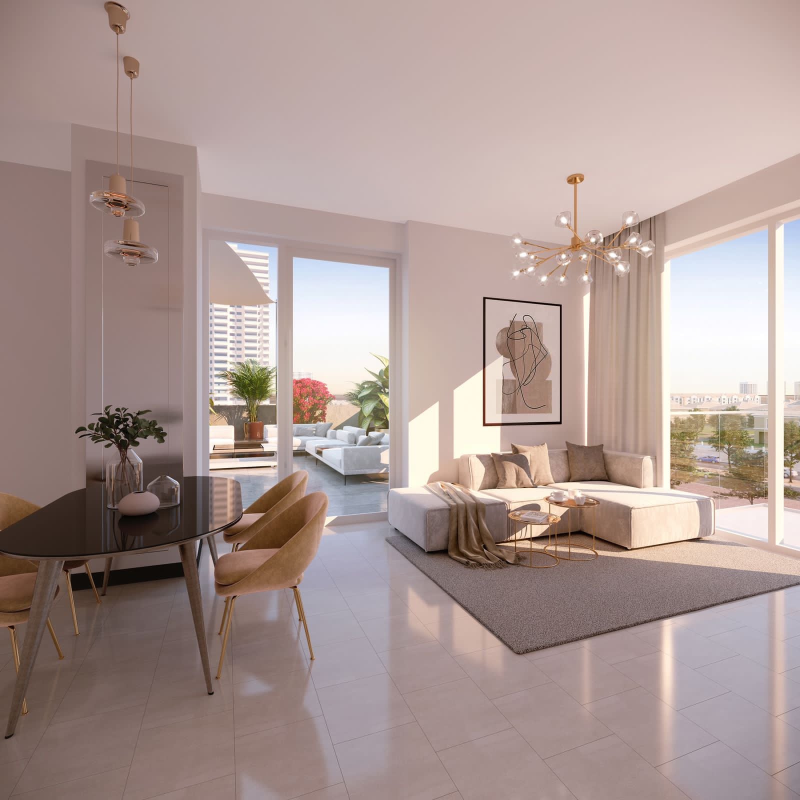 Beach Oasis 1 and 2 by Azizi, image 10 of 12. Render supplied by developer.