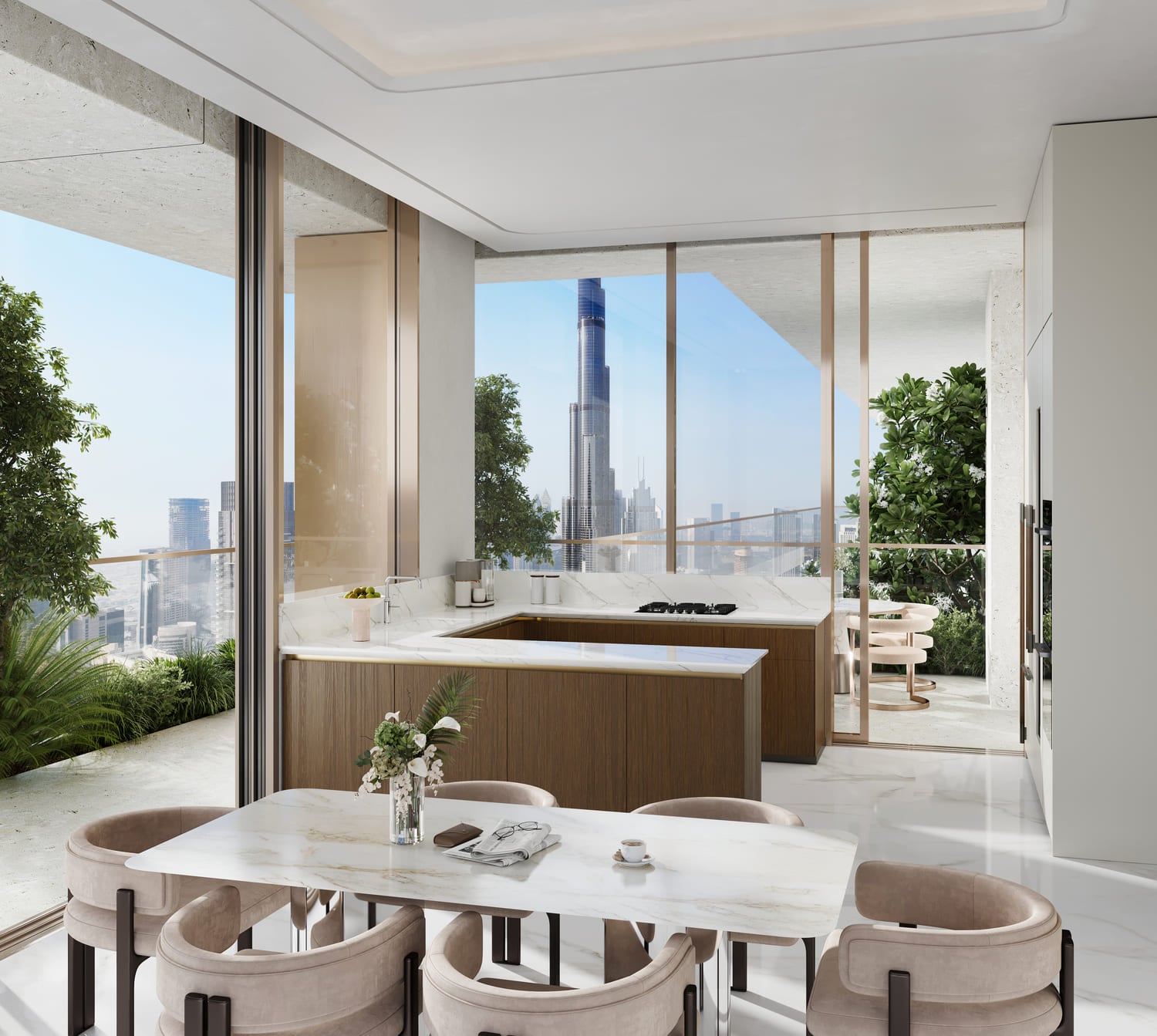 Fairmont Residences Solara Tower by SOL Properties, image 8 of 19. Render supplied by developer.