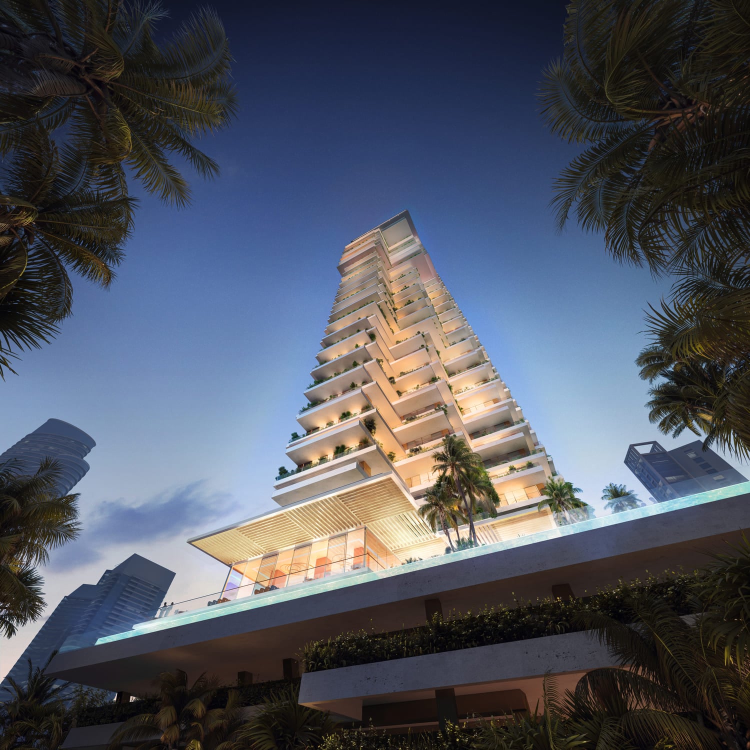 Fairmont Residences Solara Tower by SOL Properties, image 3 of 19. Render supplied by developer.