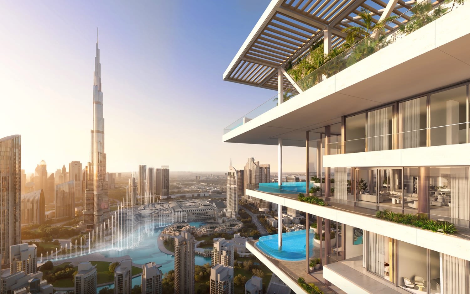 Fairmont Residences Solara Tower by SOL Properties, image 4 of 19. Render supplied by developer.