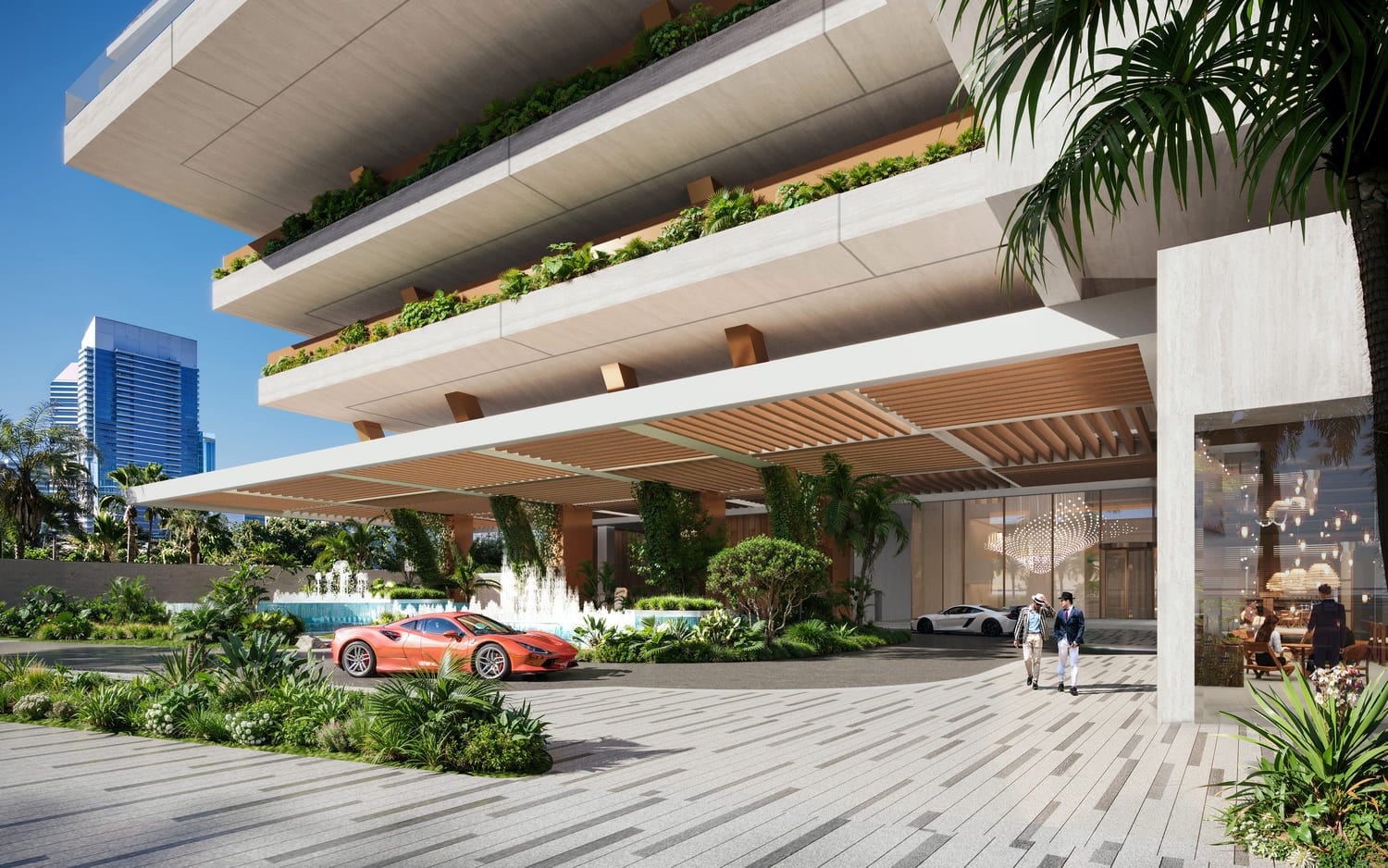 Fairmont Residences Solara Tower by SOL Properties, image 5 of 19. Render supplied by developer.