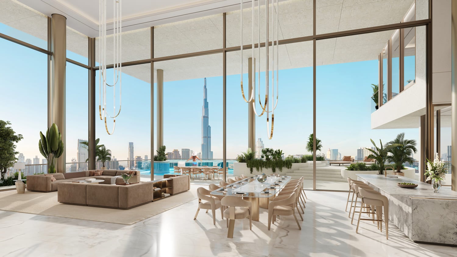 Fairmont Residences Solara Tower by SOL Properties, image 12 of 19. Render supplied by developer.