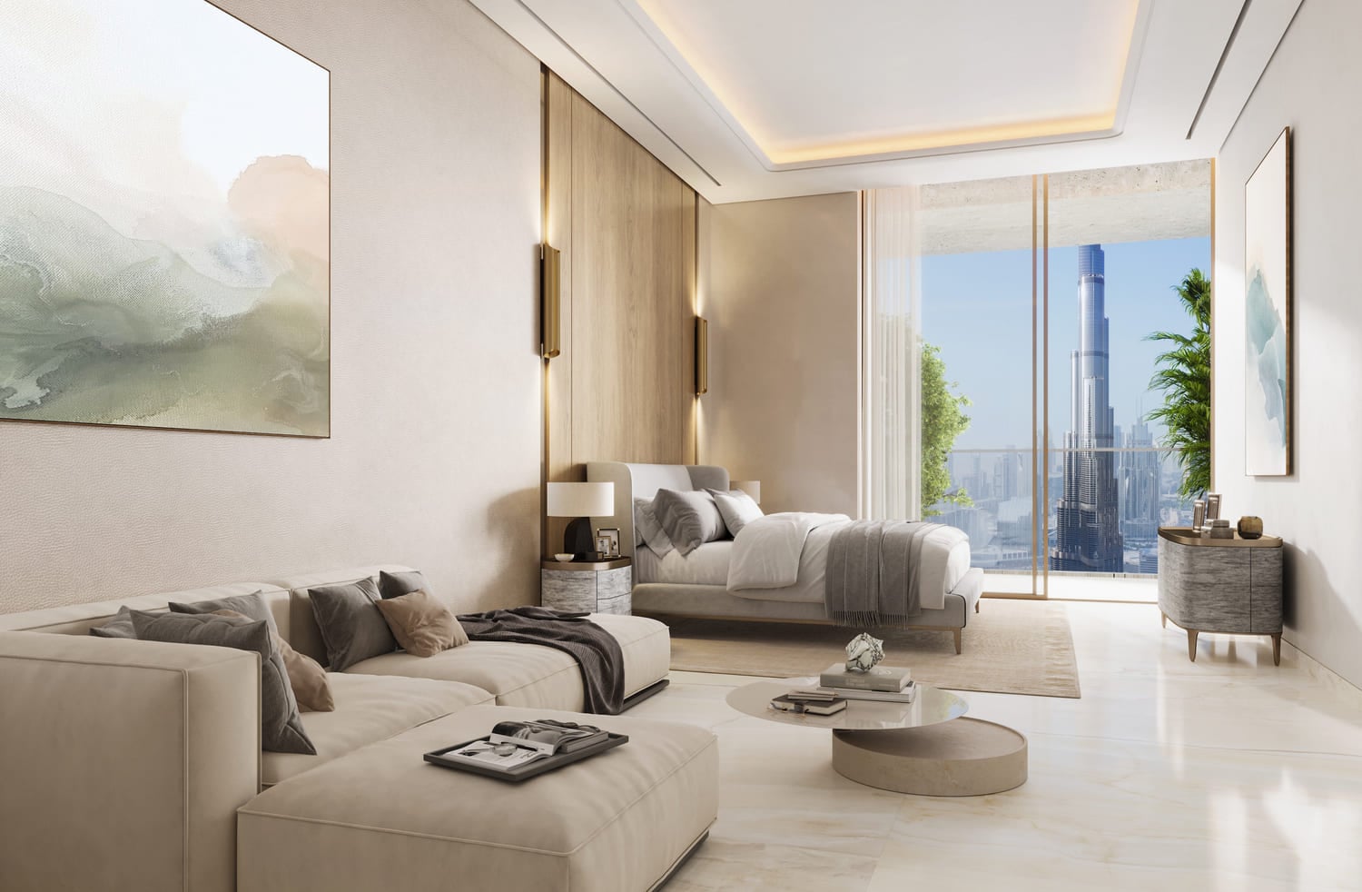 Fairmont Residences Solara Tower by SOL Properties, image 14 of 19. Render supplied by developer.