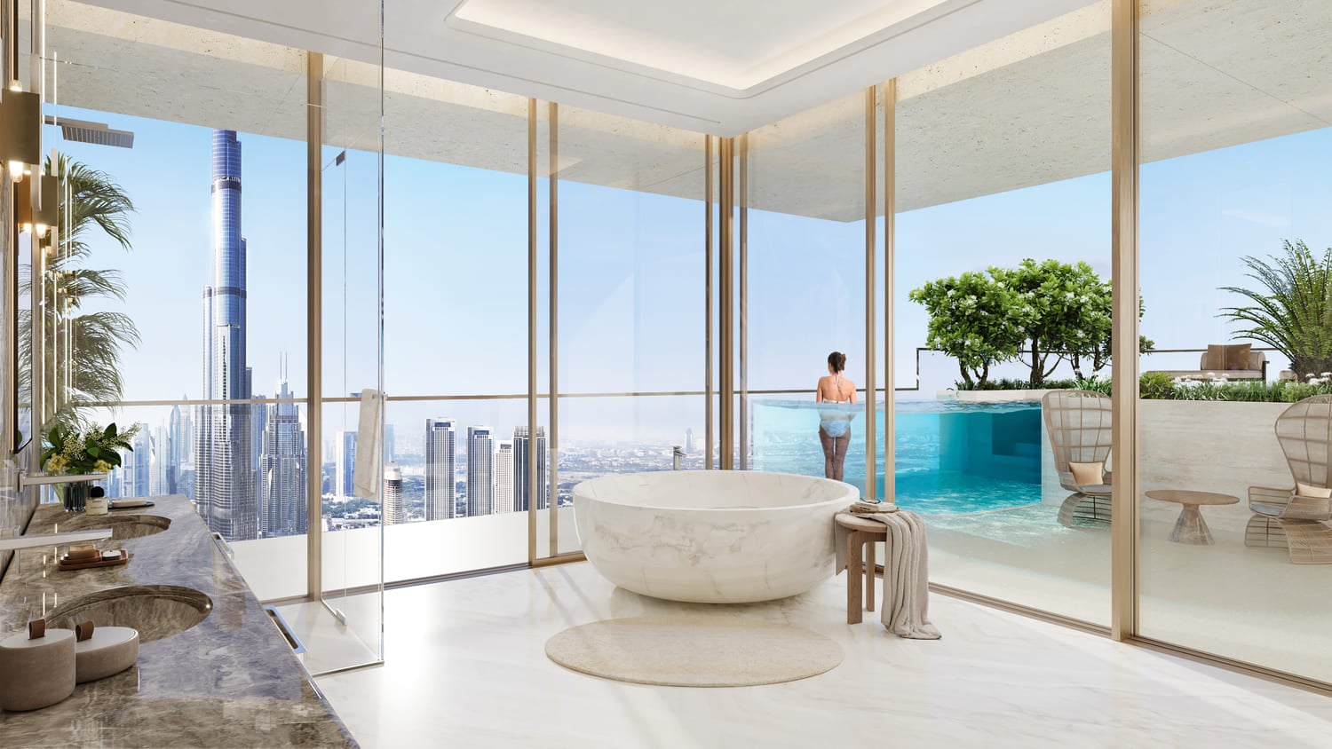 Fairmont Residences Solara Tower by SOL Properties, image 15 of 19. Render supplied by developer.