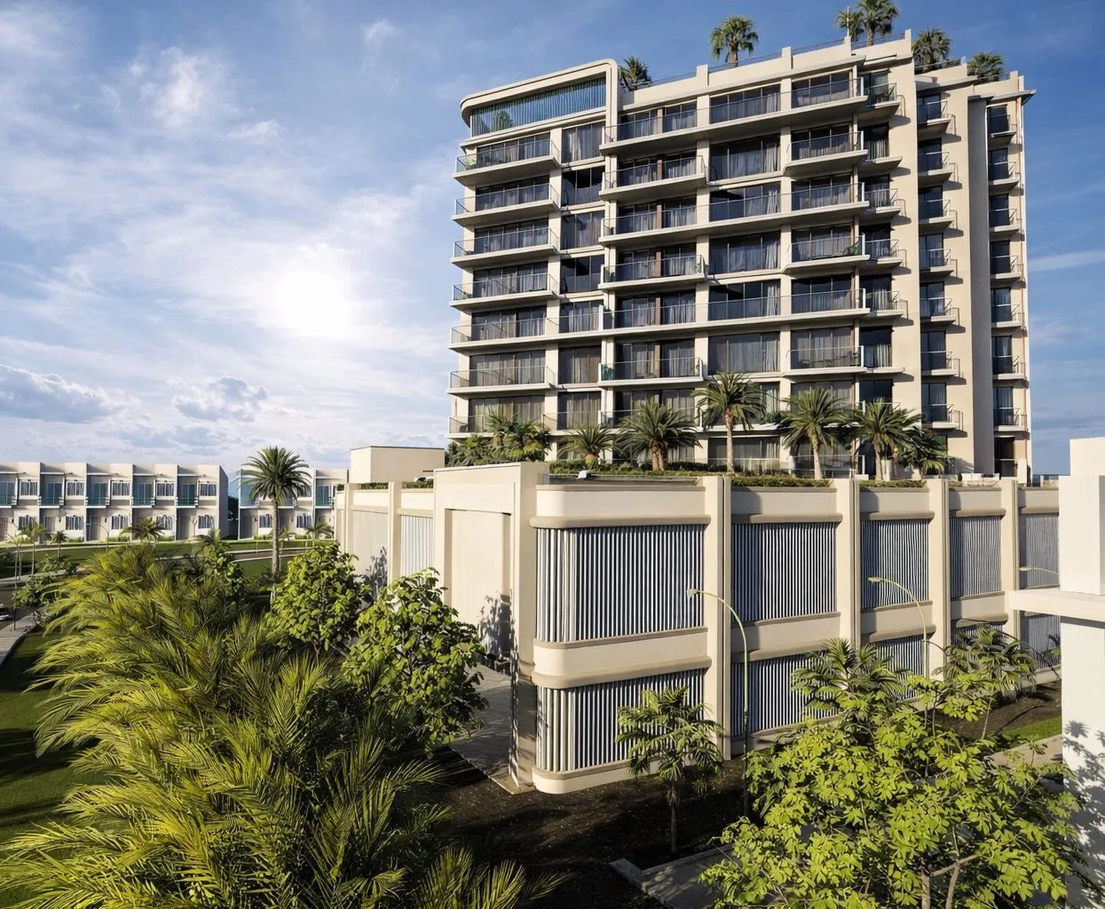 Sea View Residence by Sama Ezdan, image 3 of 13. Render supplied by developer.