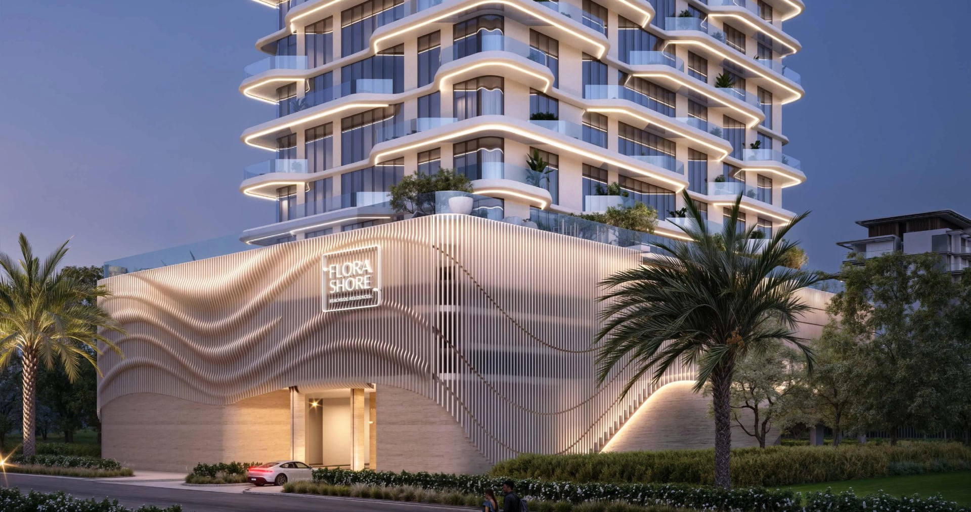 Flora Shore Beachside Residences by Calgary Properties, image 3 of 14. Render supplied by developer.