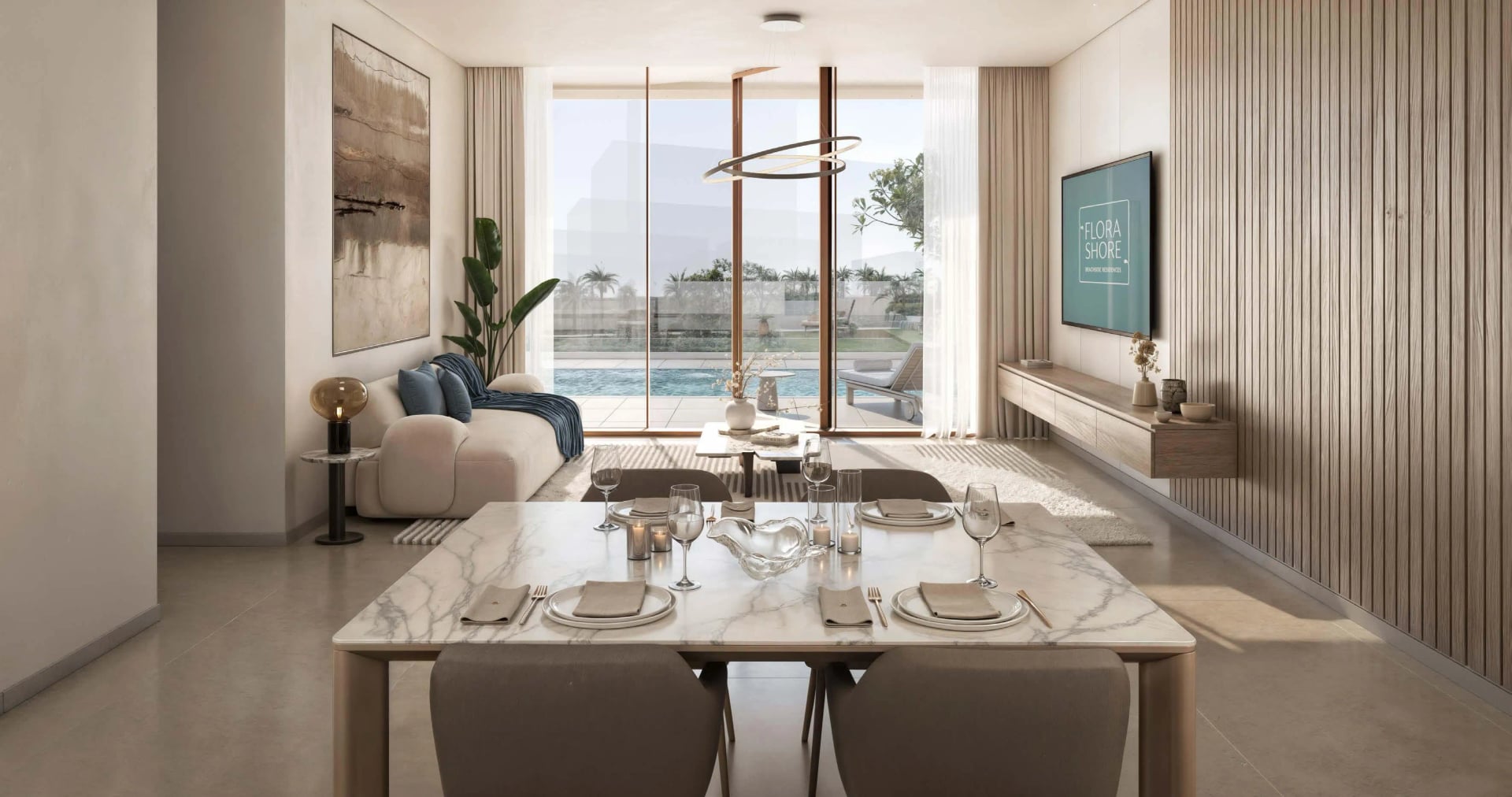 Flora Shore Beachside Residences by Calgary Properties, image 8 of 14. Render supplied by developer.