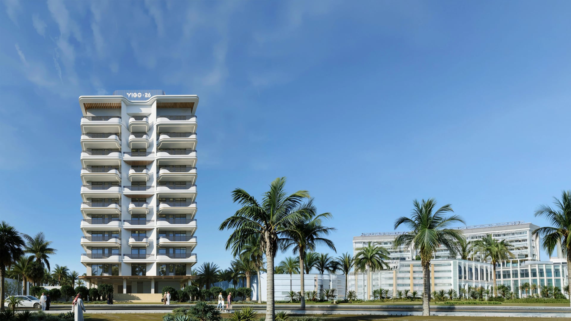 Yigo 26 by YIGO Development, Dubai International City. Render supplied by developer.