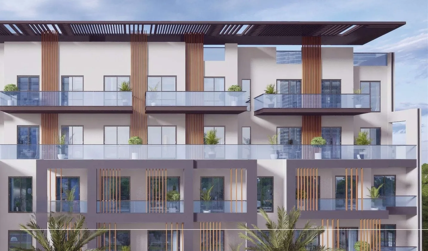 Enaya Residences by DV8 Developments, image 1 of 8. Render supplied by developer.