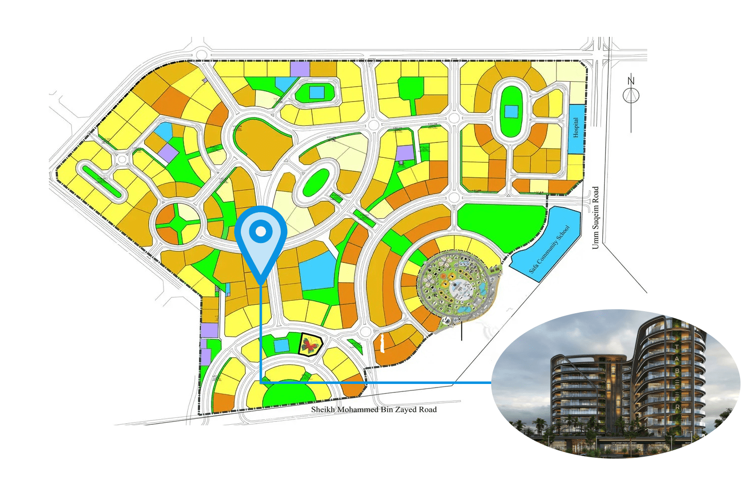 Parkside Boulevard by Tabeer, image 16 of 18. Render supplied by developer.