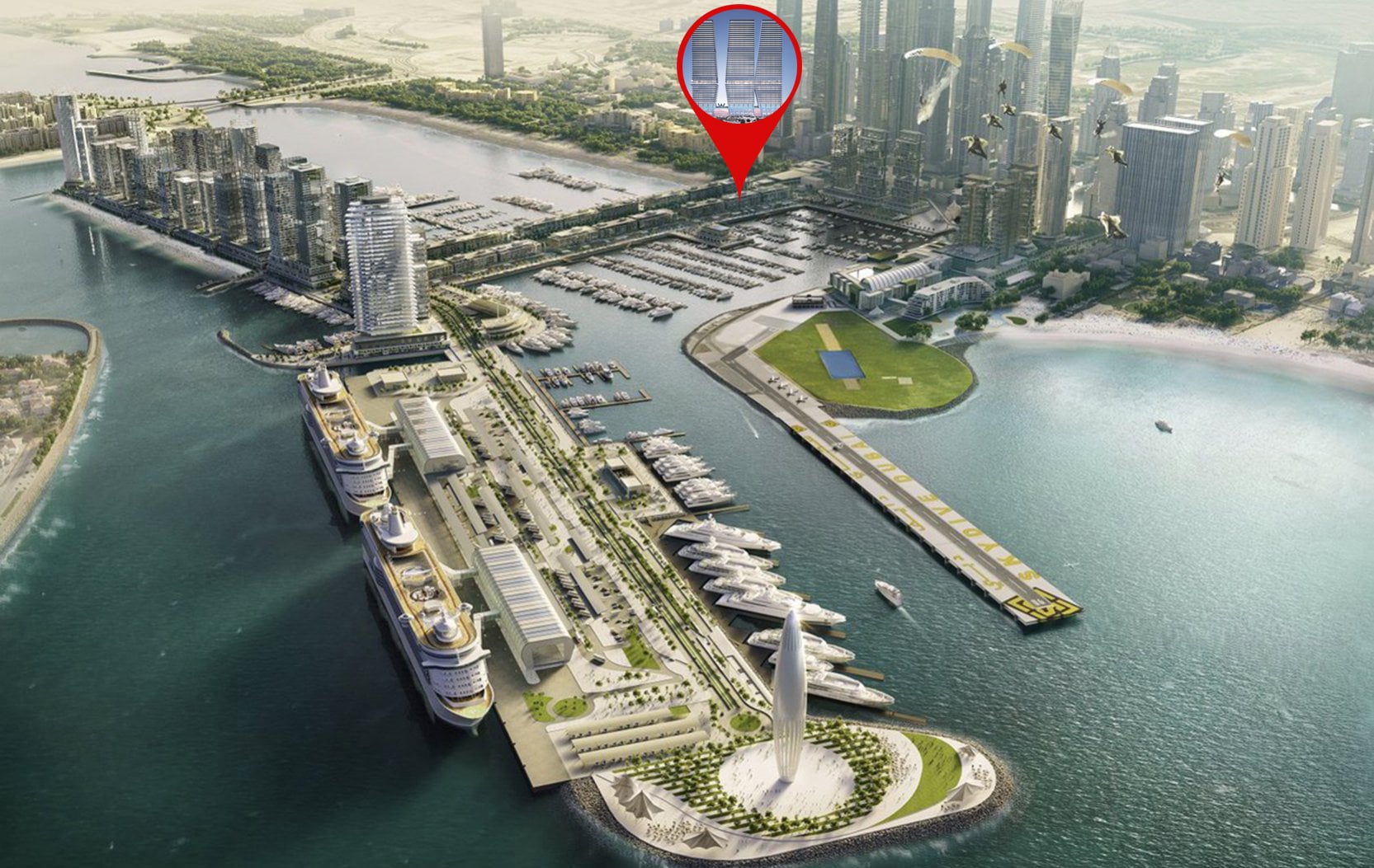 W The Residences by Arada, image 12 of 12. Render supplied by developer.