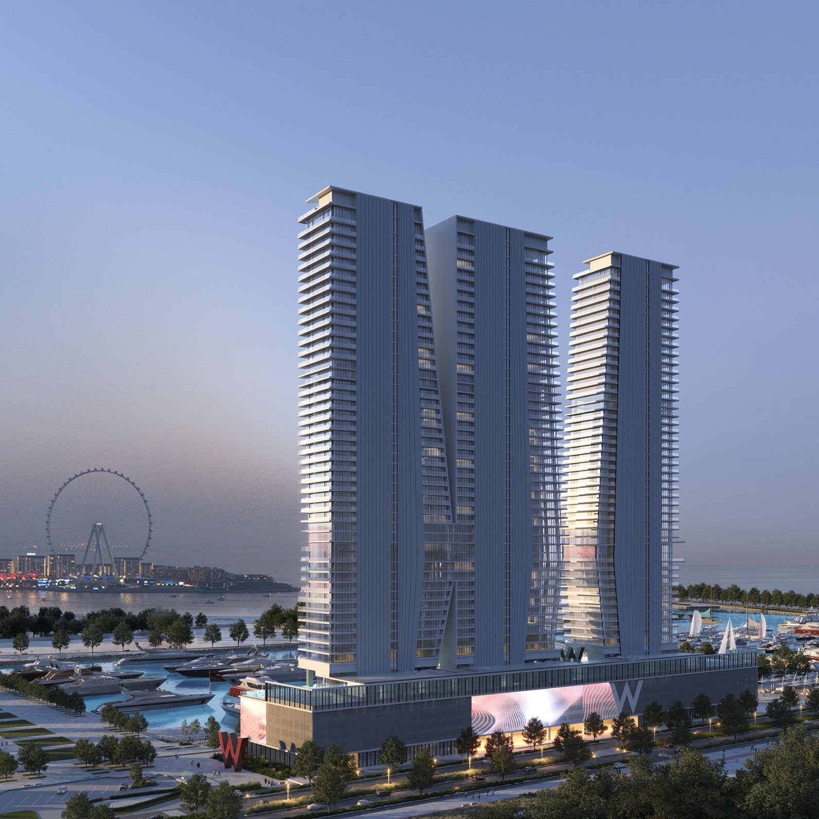 W The Residences by Arada, image 2 of 12. Render supplied by developer.