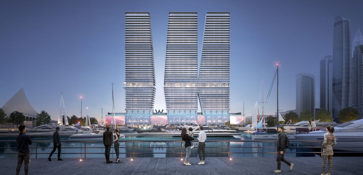 W The Residences by Arada, image 4 of 12. Render supplied by developer.